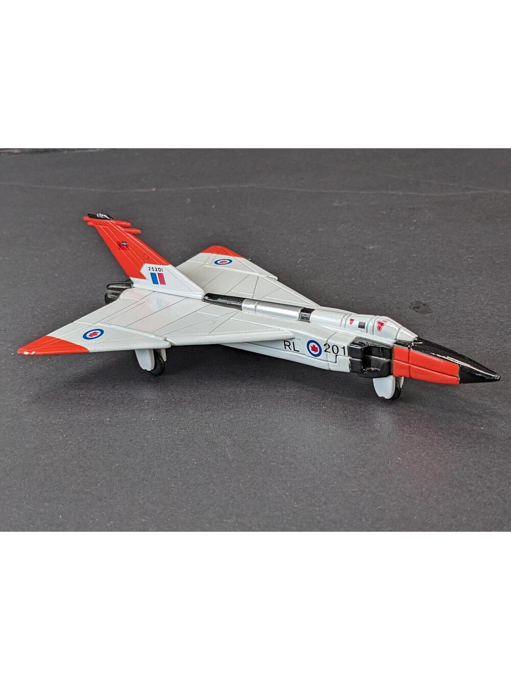 Avro Canada CF-105 Arrow Die-cast Model 6 inch Airplane 1/100 Collectable China